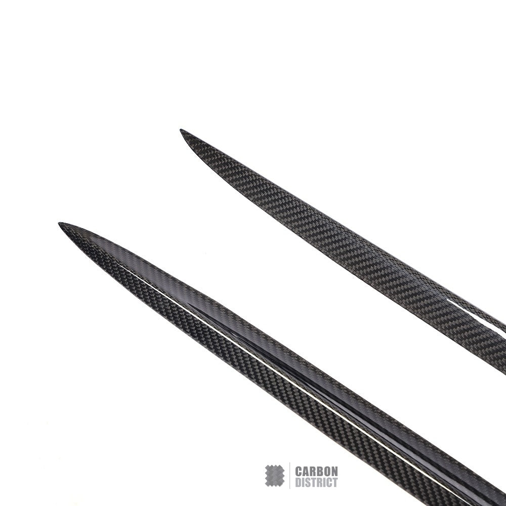 Mercedes CLS (C218) carbon fibre side skirts — fits 2011-2018