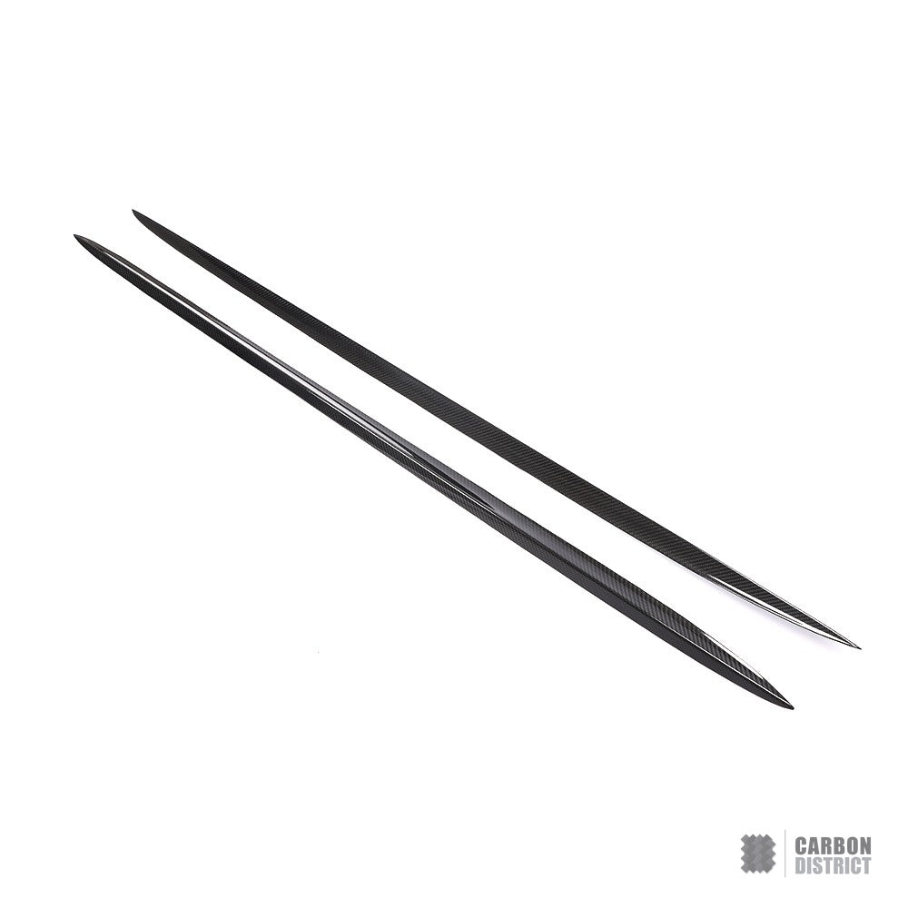 Mercedes CLS (C218) carbon fibre side skirts — view 4