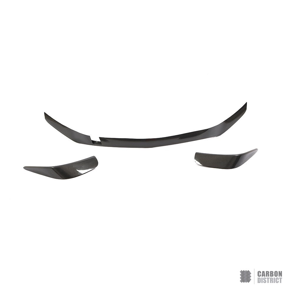 Mercedes GLE Coupe (C292) carbon fibre front lip (V1) — UV-stable gloss finish
