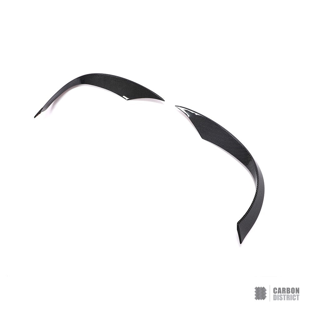 Mercedes SLK (R172) carbon fibre front canards — UV-stable gloss finish