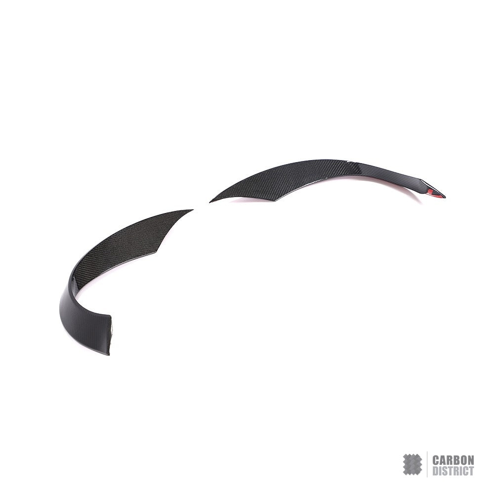 Mercedes SLK (R172) carbon fibre front canards — fits 2011-2016
