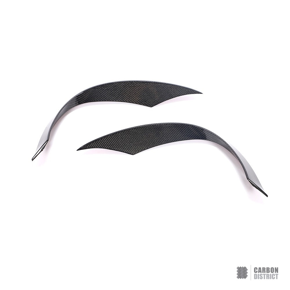 Mercedes SLK (R172) carbon fibre front canards — view 5