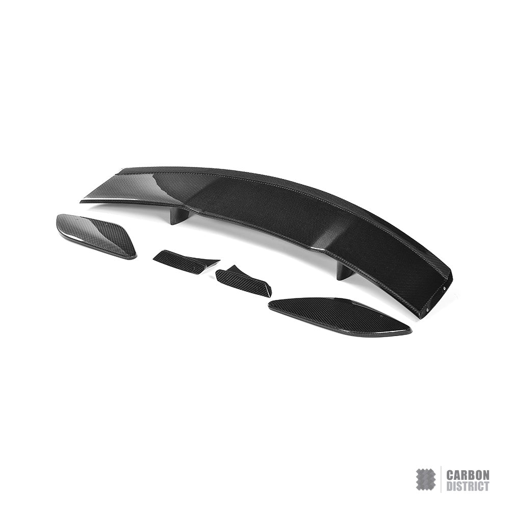 Mercedes A-Class (W176) carbon fibre roof spoiler (V2) — view 5