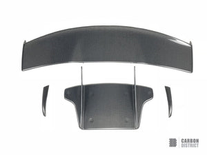 Mercedes A-Class (W176) carbon fibre roof spoiler (V1) — UV-stable gloss finish