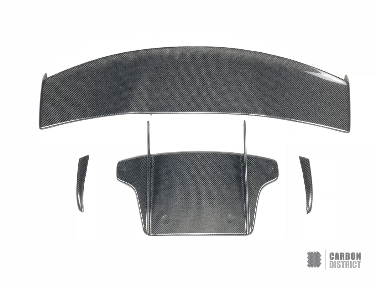 Mercedes A-Class (W176) carbon fibre roof spoiler (V1) — UV-stable gloss finish