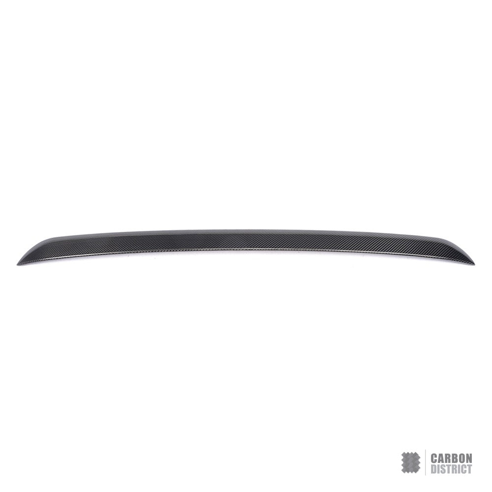 Mercedes E43 AMG (W213) carbon fibre roof spoiler — UV-stable gloss finish