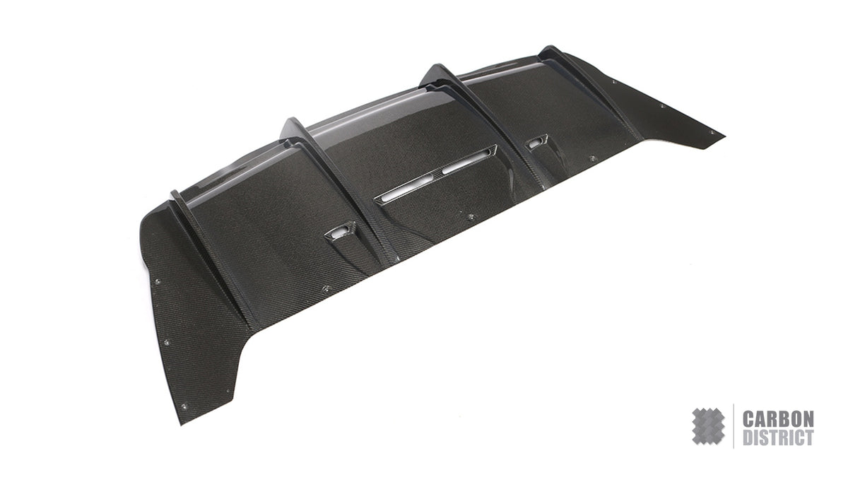 Mercedes S-Class Coupe (C217) carbon fibre rear diffuser — fits 2013-2020