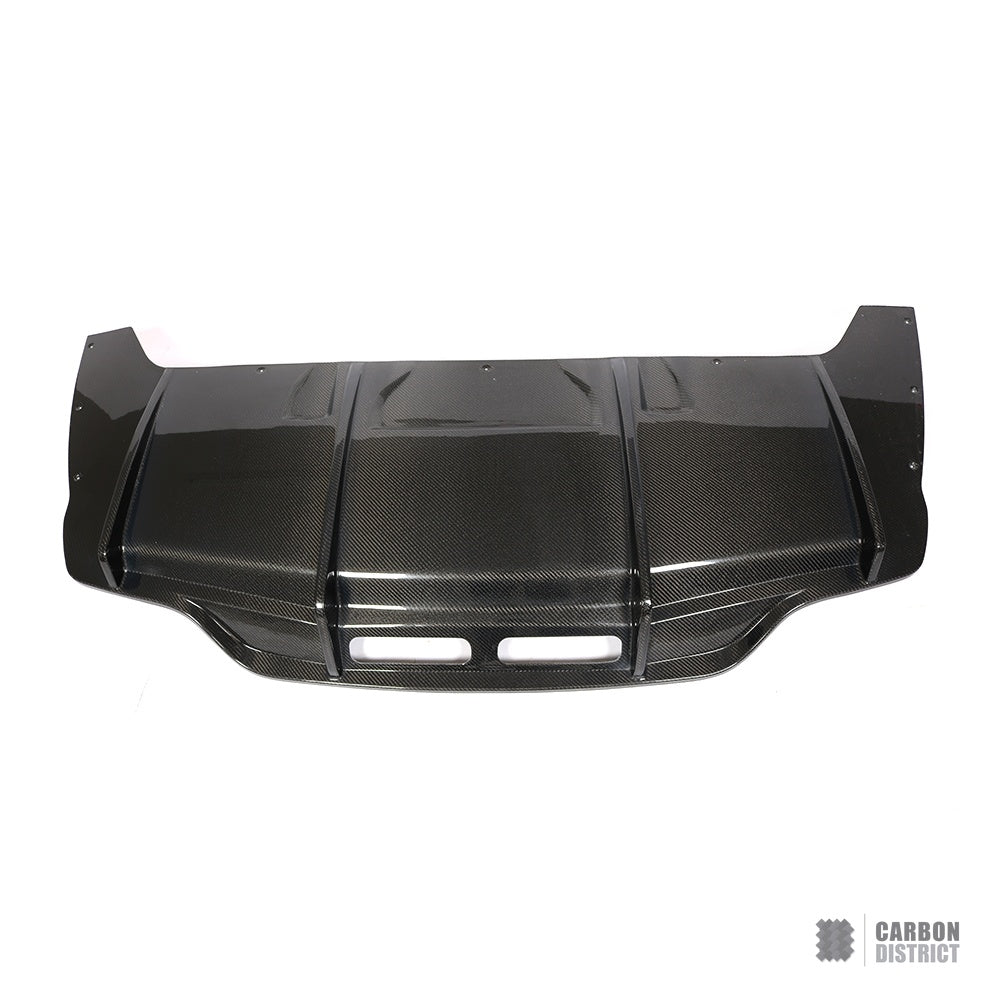 Mercedes S-Class Coupe (C217) carbon fibre rear diffuser — view 4