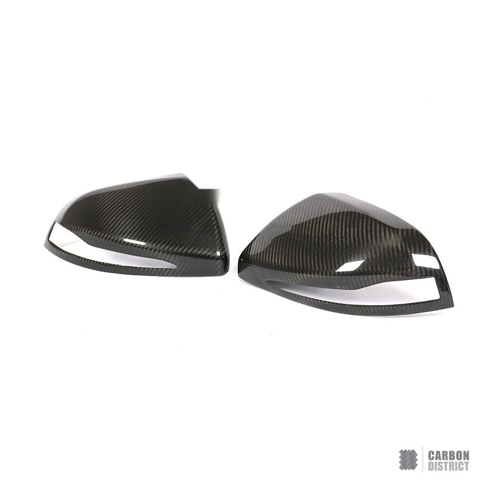 Mercedes V-Class (W447) dry carbon fibre mirror caps — fits 2014-2023