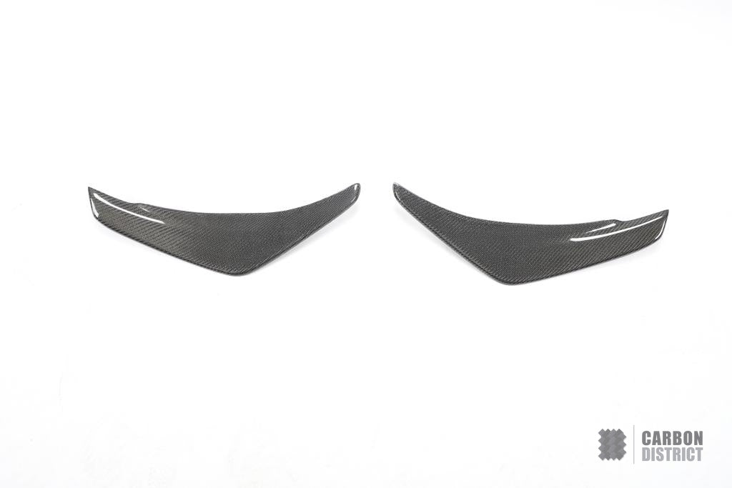 MINI John Cooper Works F56 carbon fibre front canards, angled