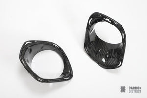 MINI John Cooper Works F56 carbon fibre front light surrounds, pair