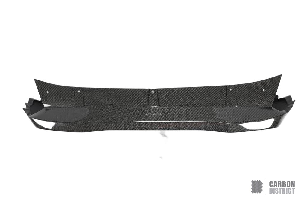 MINI John Cooper Works F56 carbon fibre front lip, angled view