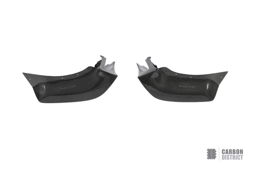 MINI John Cooper Works F56 carbon fibre front spats, angled