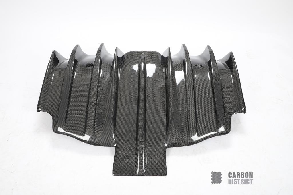 MINI John Cooper Works F56 carbon fibre rear diffuser, top view