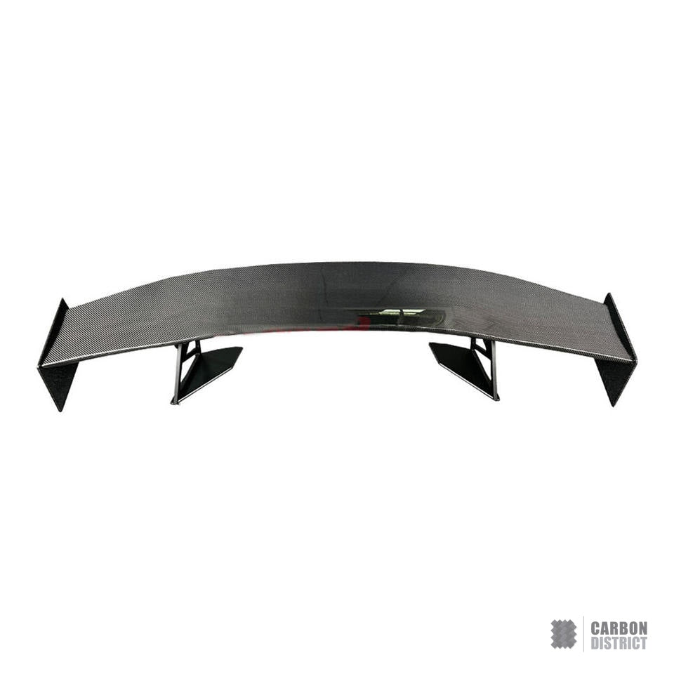 Nissan GT-R R35 carbon fibre rear spoiler, front view