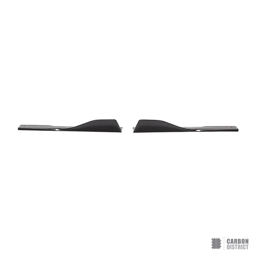 BMW 8 Series/M8 Gran Coupe (G16/F93) dry carbon fibre bumper corners (V2)