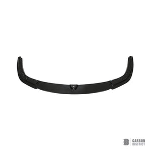 BMW M8 (F91/F92/F93) dry carbon fibre front lip (V1) — UV-stable gloss finish