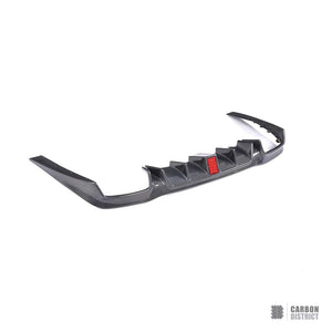 Mercedes E63 (W213) carbon fibre rear diffuser (V1) — UV-stable gloss finish