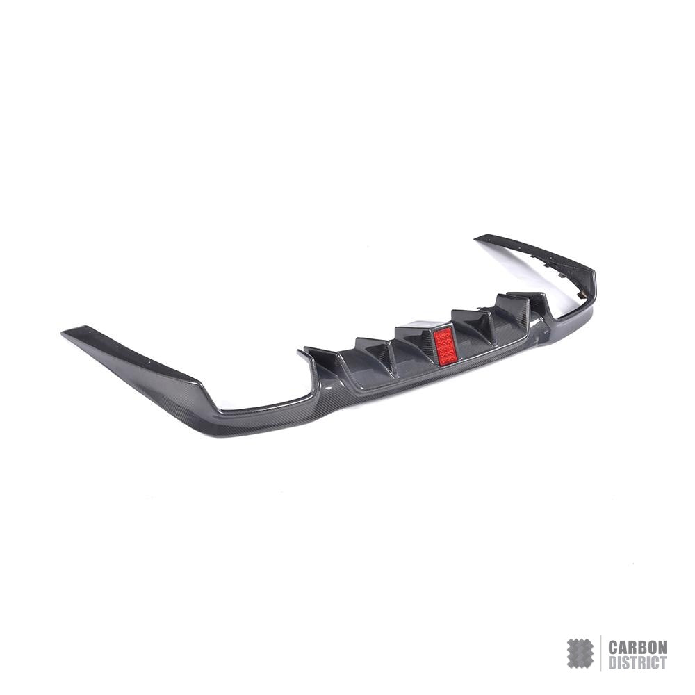 Mercedes E63 (W213) carbon fibre rear diffuser (V1) — UV-stable gloss finish