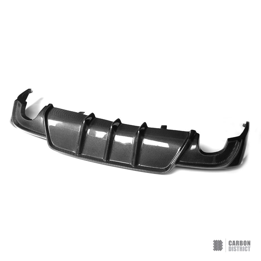Lexus IS300 F Sport (XE30) carbon fibre rear diffuser (V2) — UV-stable gloss finish