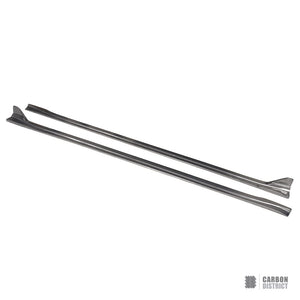 Porsche Panamera (970) carbon fibre side skirts (V2) — fits 2010-2016