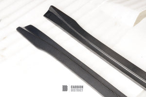 Porsche Panamera (970) carbon fibre side skirts (V2) — view 4