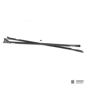 Porsche Panamera (970) carbon fibre side skirts (V1) — fits 2010-2016