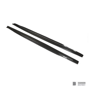 Porsche Panamera (970) carbon fibre side skirts (V3) — fits 2010-2016