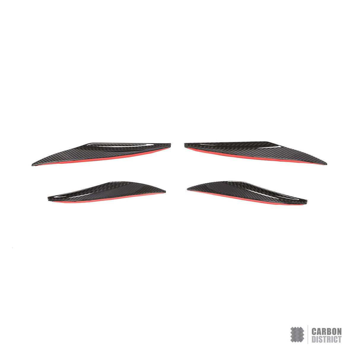 Porsche 911 GT3 (991.1/991.2) dry carbon fibre front canards (4-piece)