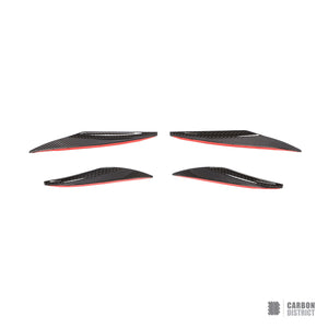 Porsche 911 GT3 (991.1/991.2) dry carbon fibre front canards (4-piece)