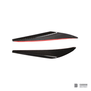 Porsche 911 GT3 (991.1/991.2) dry carbon fibre front canards (4-piece) — view 4