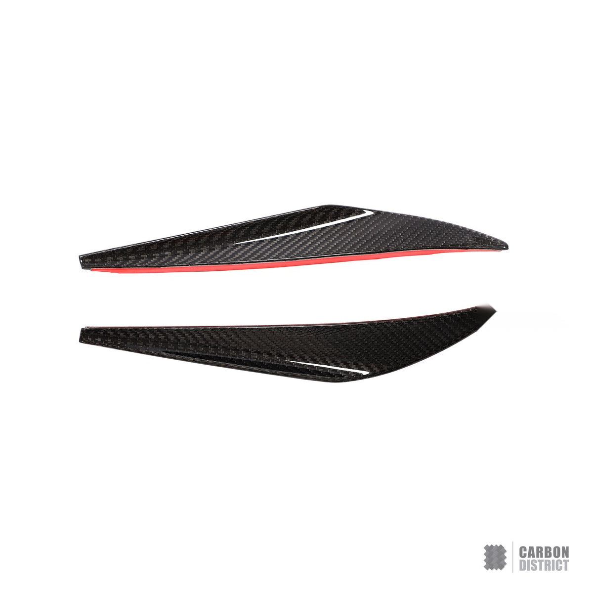 Porsche 911 GT3 (991.1/991.2) dry carbon fibre front canards (4-piece) — view 4