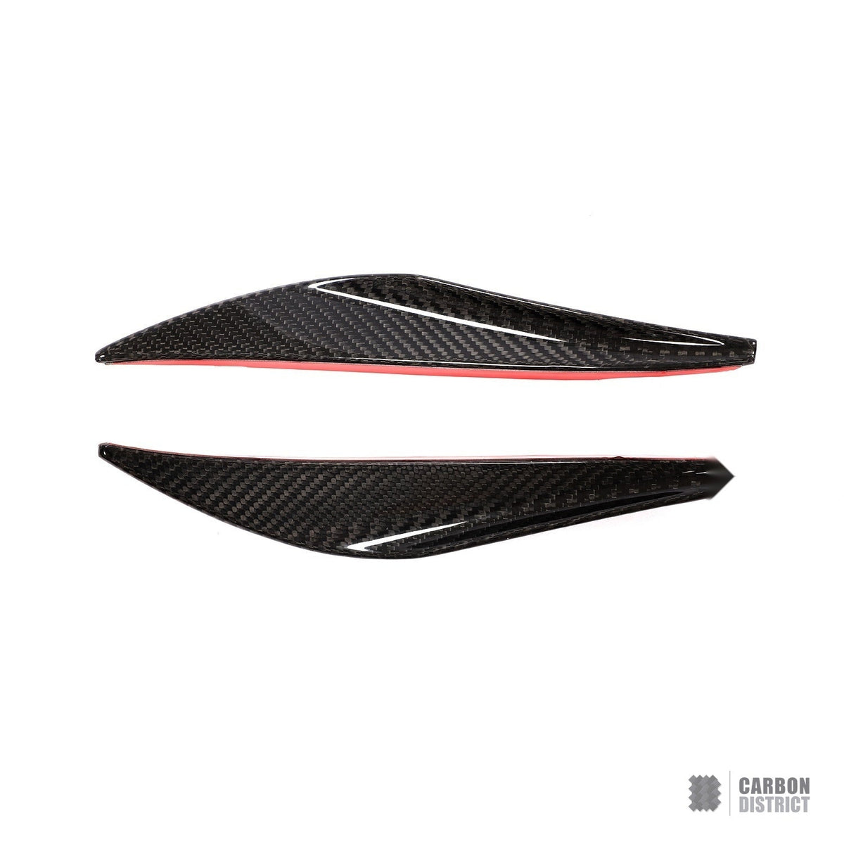 Porsche 911 GT3 (991.1/991.2) dry carbon fibre front canards (4-piece) — view 5
