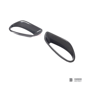Porsche 911 Turbo S (991.1/991.2) dry carbon fibre side vents — UV-stable gloss finish