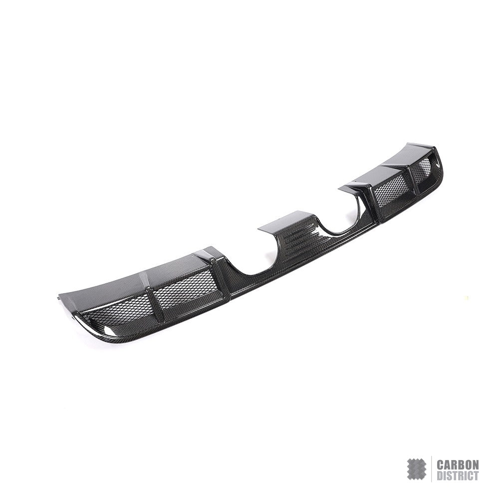 Porsche 911 Carrera 4 GTS (991.2) carbon fibre rear diffuser — fits 2016-2019