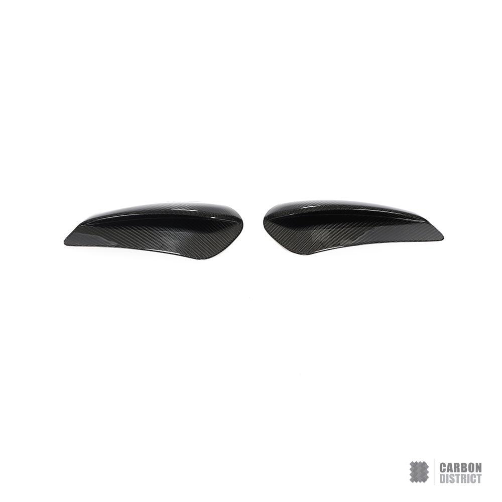Porsche 911 (992) dry carbon fibre rear bumper vents — studio view 1