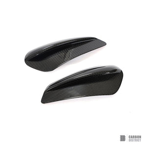 Porsche 911 (992) dry carbon fibre rear bumper vents — studio view 12