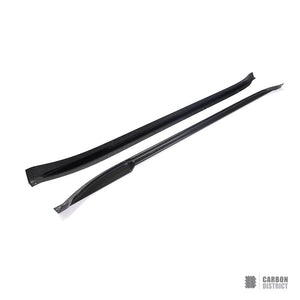 Porsche 911 Carrera 4/Carrera S/Carrera 4S (992.1) dry carbon fibre side skirts — UV-stable gloss finish