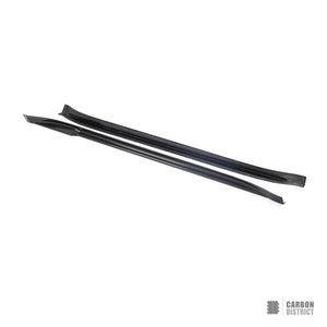 Porsche 911 Carrera 4/Carrera S/Carrera 4S (992.1) dry carbon fibre side skirts — view 4