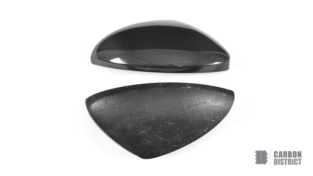 Porsche 718 Boxster/Cayman (982) carbon fibre mirror caps — view 4