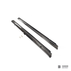 Volkswagen Golf (MK6) carbon fibre side skirts (V2) — fits 2008-2013