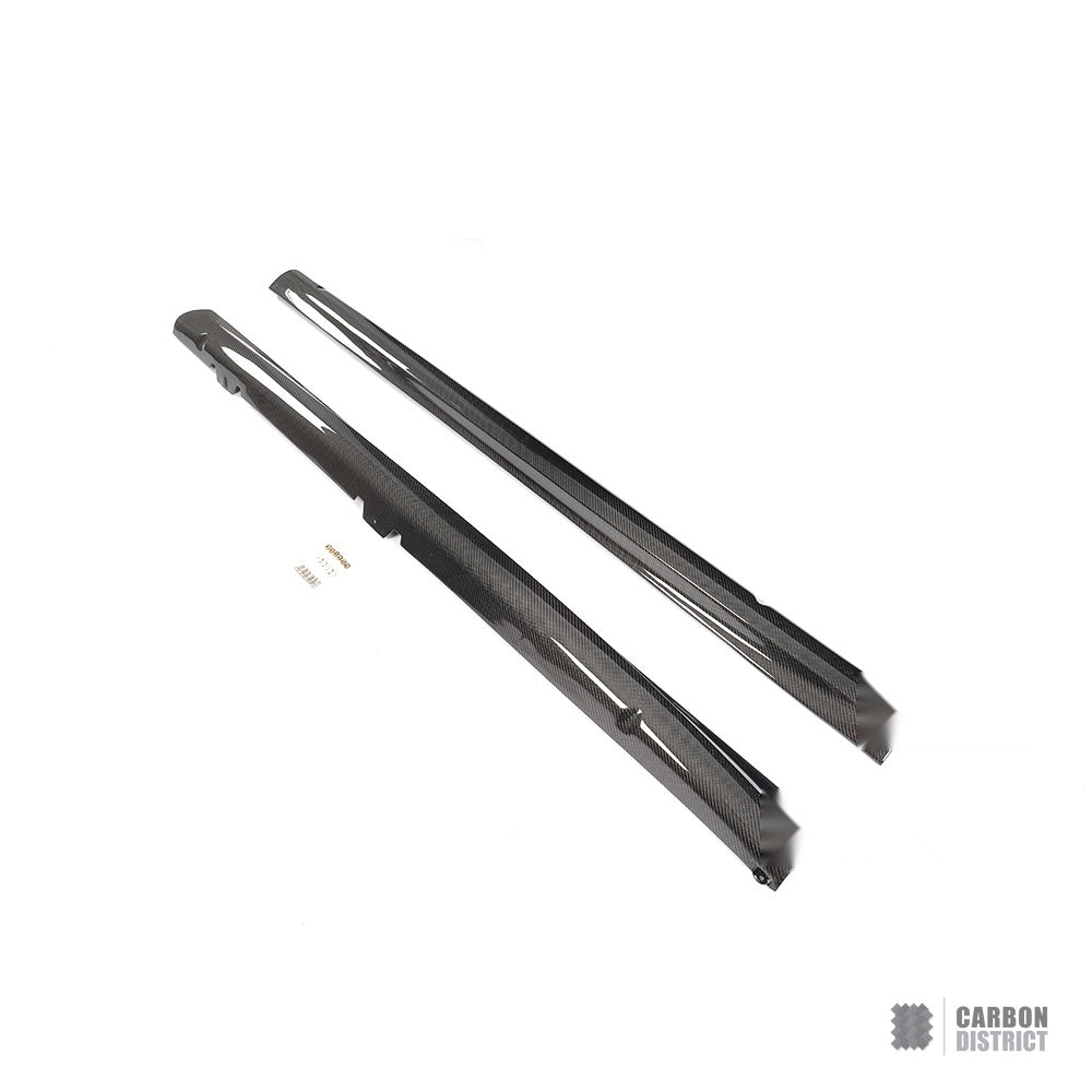 Volkswagen Golf (MK6) carbon fibre side skirts (V2) — fits 2008-2013