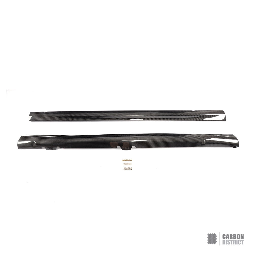 Volkswagen Golf (MK6) Carbon Fibre Side Skirts V2