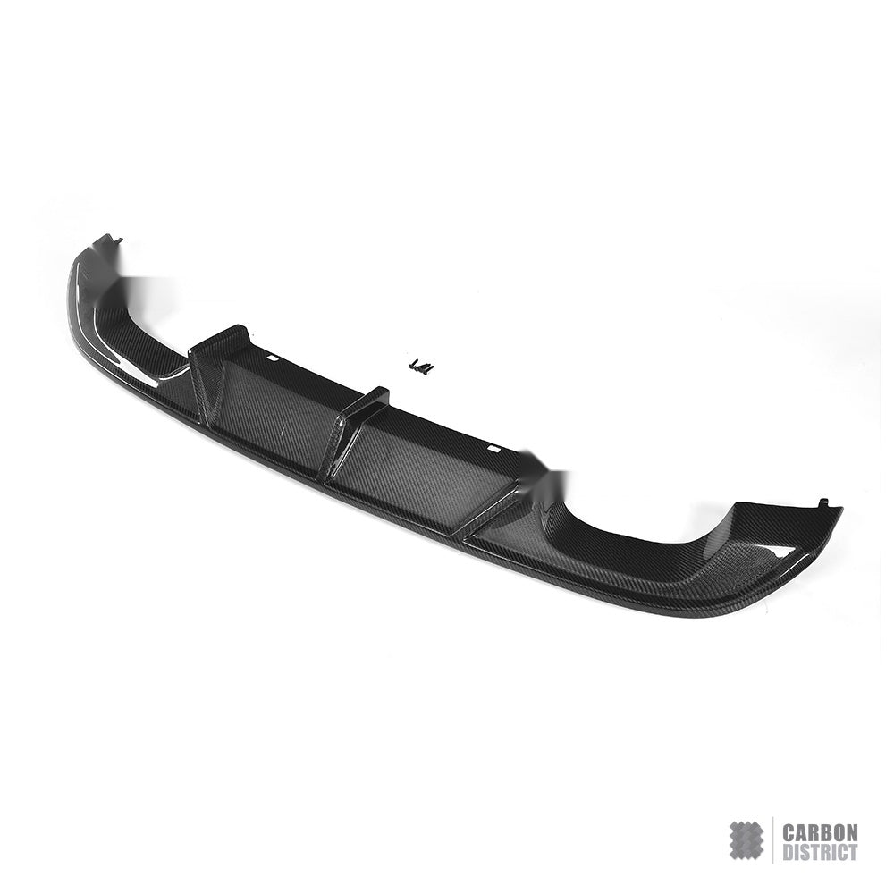 Volkswagen Golf (MK7) carbon fibre rear diffuser (r) — fits 2013-2017