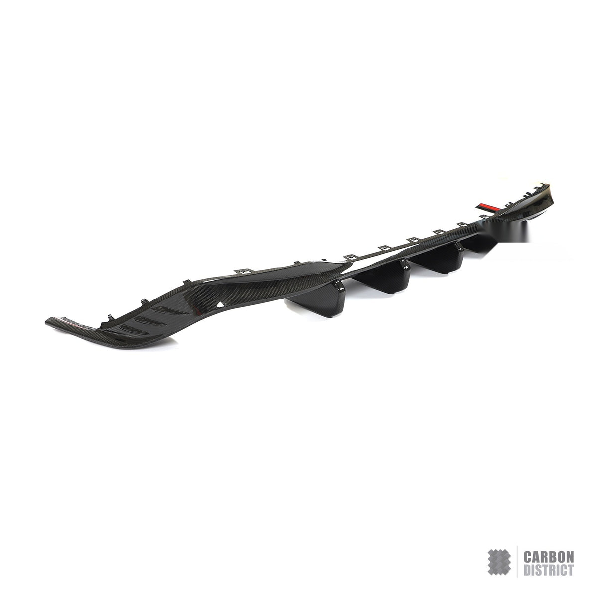 Volkswagen Golf (MK8) dry carbon fibre rear diffuser (V1) — view 5