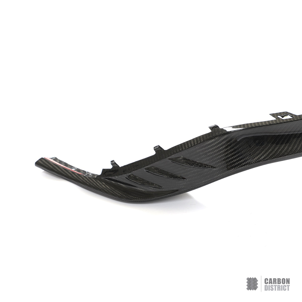 Volkswagen Golf (MK8) dry carbon fibre rear diffuser (V1) — UV-stable gloss finish
