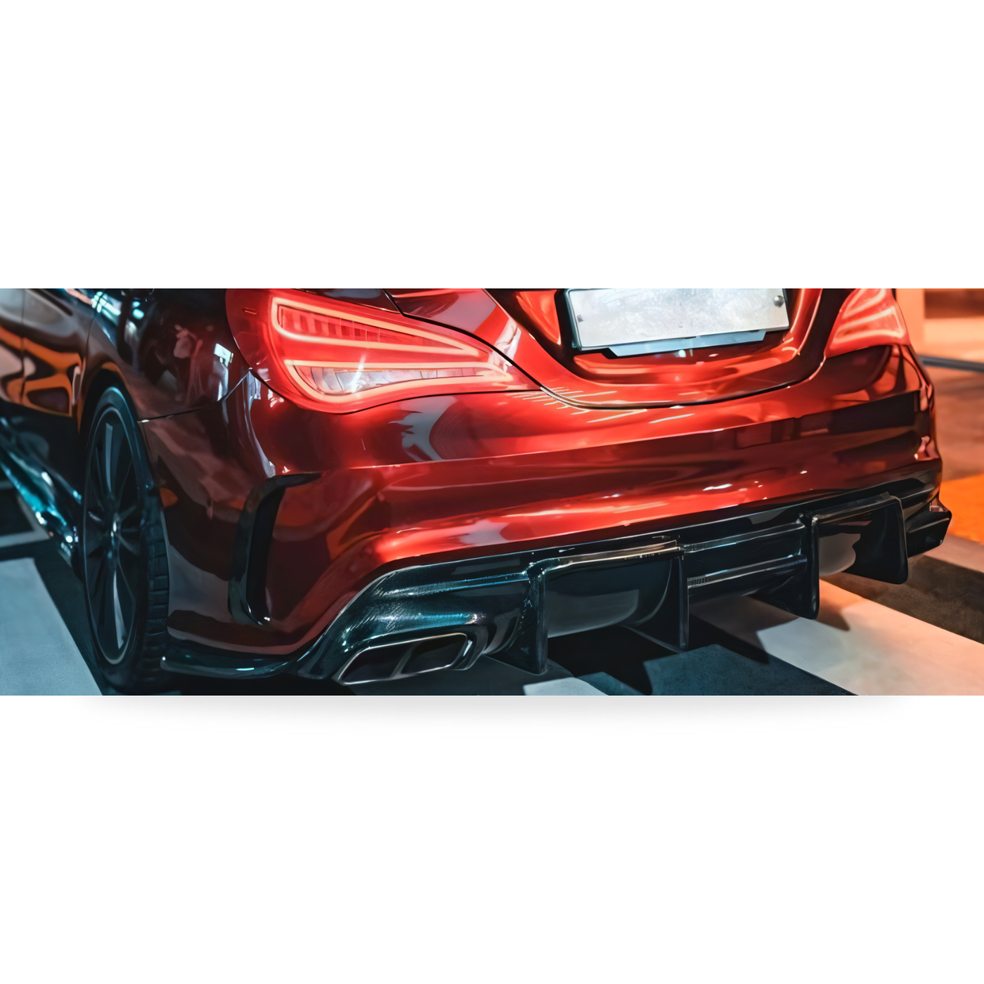 Mercedes CLA (W117) Carbon Fibre Rear Diffuser