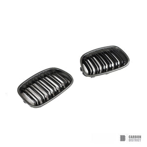 BMW 1 Series (F20) carbon fibre grille (V3) — fits 2012-2015