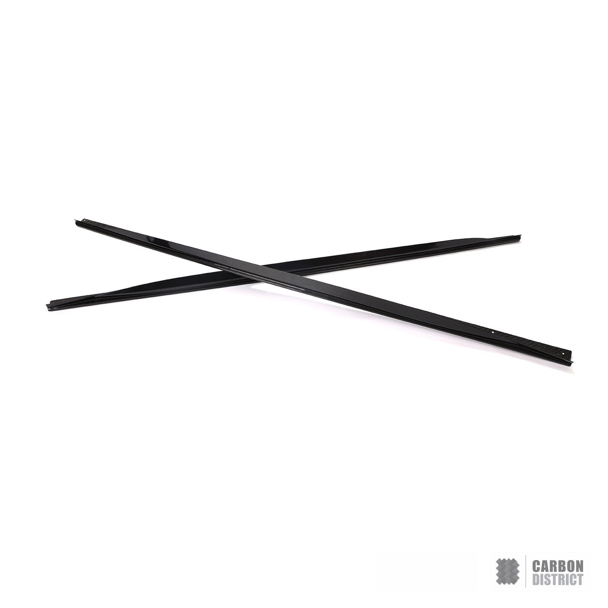 BMW 4 Series (G22/G23) dry carbon fibre side skirts (V1) — fits 2020+