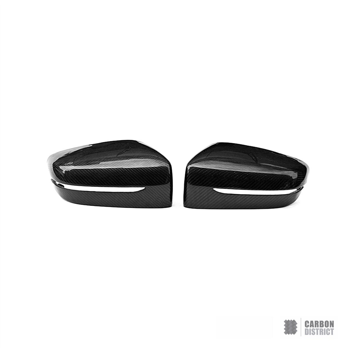 BMW 5/7 Series (G30/G11/G12) carbon fibre mirror caps (V1)